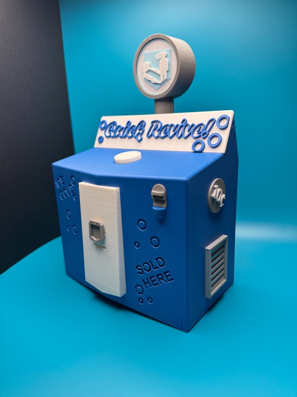 Call of Duty Zombies Quick Revive Perk Machine 3D Printed Prop Decor